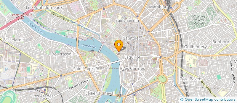 localisation de l'entreprise MONSIEUR JUSTIN BELLAN à TOULOUSE
