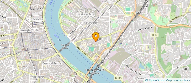 localisation de l'entreprise MONSIEUR JUSTIN BONNET à BORDEAUX