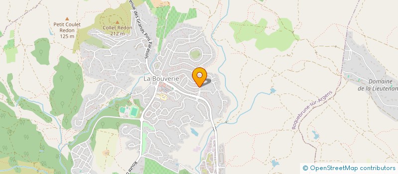 localisation de l'entreprise MONSIEUR JUSTIN BOREL  ROQUEBRUNE-SUR-ARGENS