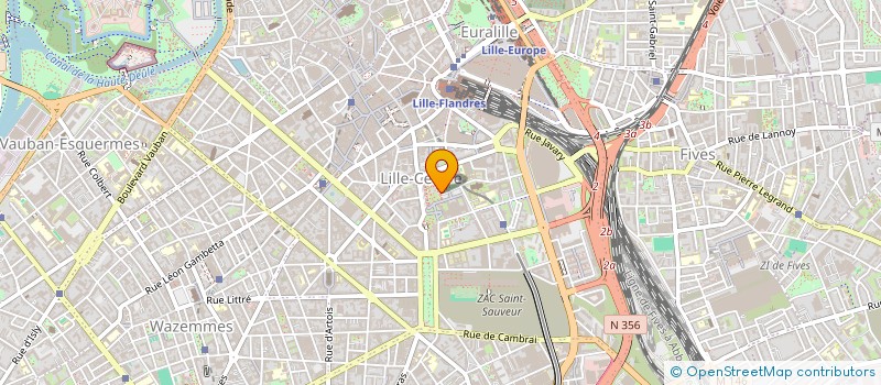 localisation de l'entreprise MONSIEUR JUSTIN BOUCLY à LILLE