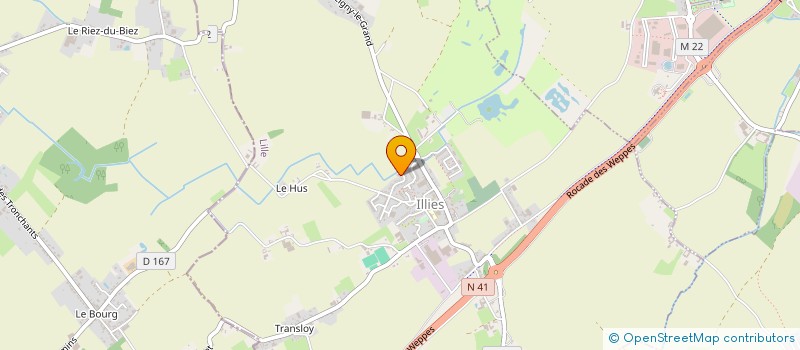 localisation de l'entreprise MONSIEUR JUSTIN BREUILLARD  ILLIES