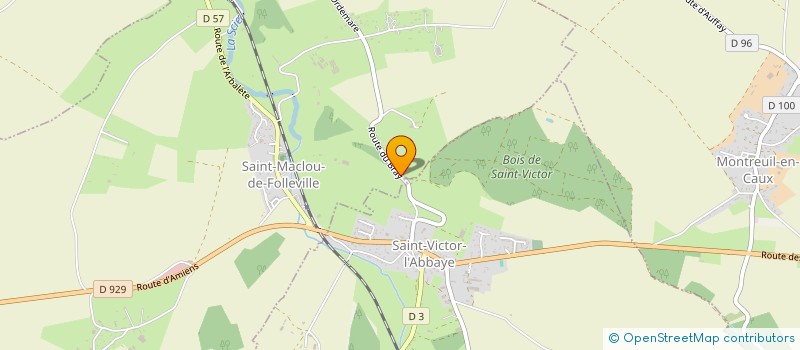 localisation de l'entreprise MONSIEUR JUSTIN CANNESANT  SAINT-MACLOU-DE-FOLLEVILLE