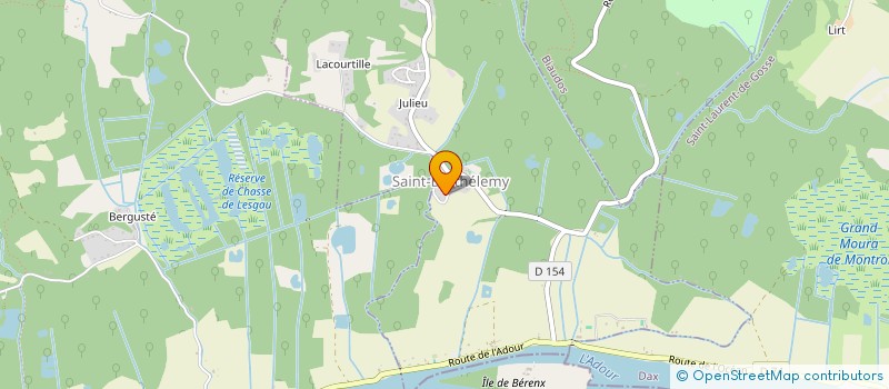 localisation de l'entreprise MONSIEUR JUSTIN CAZENAVE  SAINT-ANDRE-DE-SEIGNANX