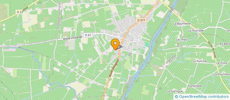 localisation de l'entreprise MONSIEUR JUSTIN CHARRASSE  VIOLES