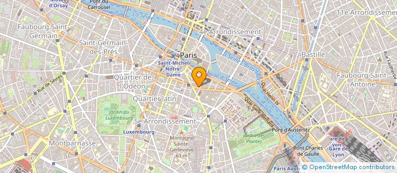 localisation de l'entreprise MONSIEUR JUSTIN CORINEALDI  PARIS