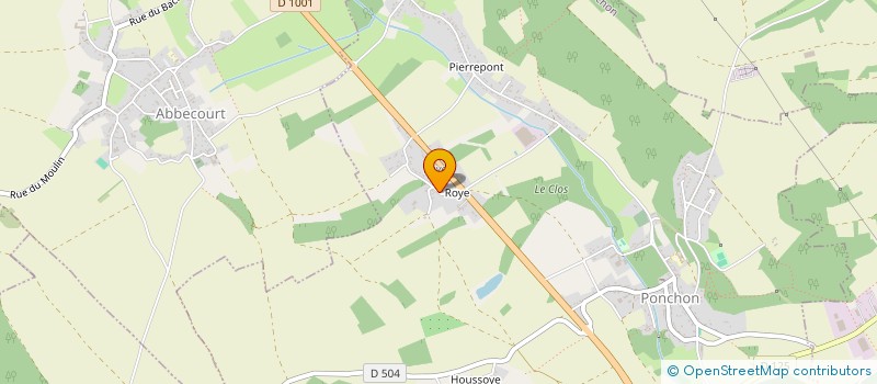 localisation de l'entreprise MONSIEUR JUSTIN DEBOUT  PONCHON