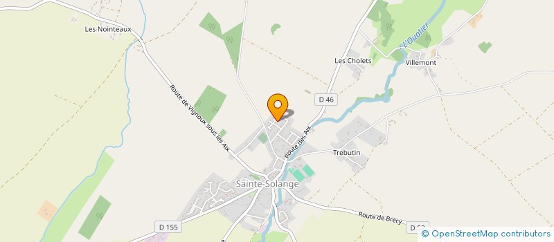 localisation de l'entreprise MONSIEUR JUSTIN DECHARME  SAINTE-SOLANGE