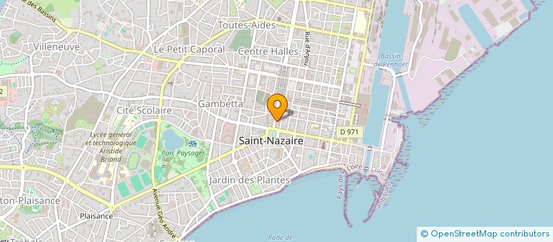localisation de l'entreprise MONSIEUR JUSTIN DELAREUX à SAINT-NAZAIRE