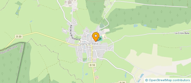 localisation de l'entreprise MONSIEUR JUSTIN DELERS  SIGNY-LE-PETIT