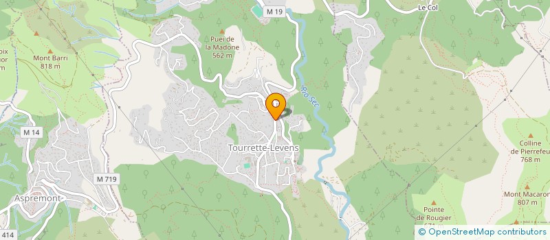 localisation de l'entreprise MONSIEUR JUSTIN DELOMME  TOURRETTE-LEVENS