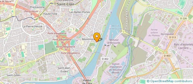 localisation de l'entreprise MONSIEUR JUSTIN DEMESLAY  HEROUVILLE-SAINT-CLAIR