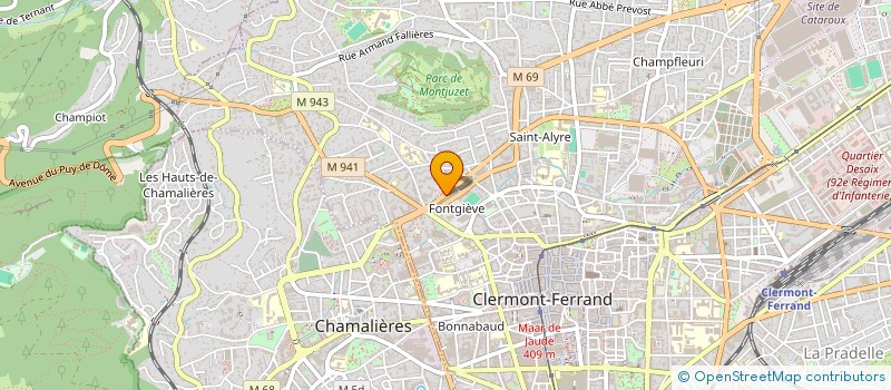 localisation de l'entreprise MONSIEUR JUSTIN DERLICH  CLERMONT-FERRAND