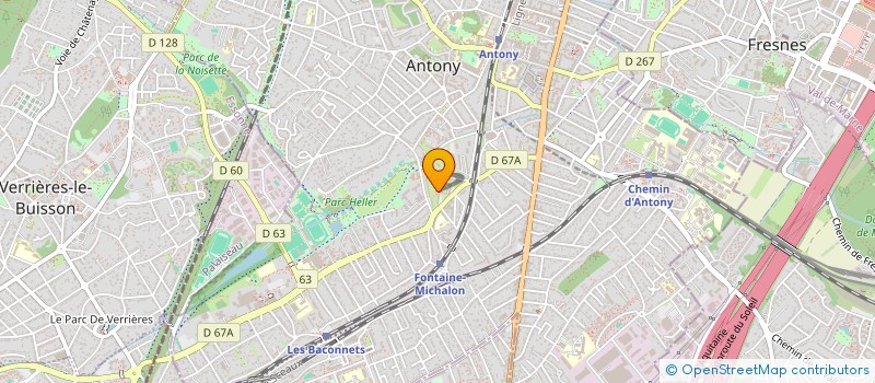 localisation de l'entreprise MONSIEUR JUSTIN DJUIAZONG à ANTONY