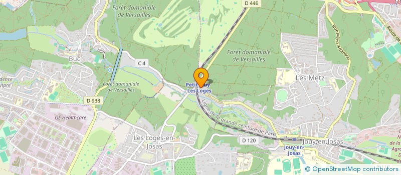 localisation de l'entreprise MONSIEUR JUSTIN DOURLENS  JOUY-EN-JOSAS