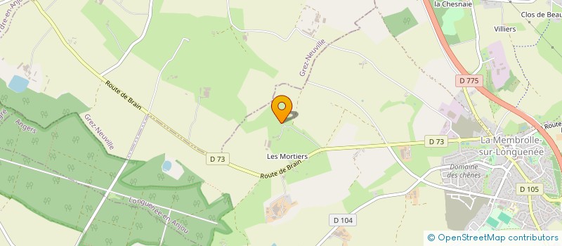 localisation de l'entreprise MONSIEUR JUSTIN DROUIN  LONGUENEE-EN-ANJOU