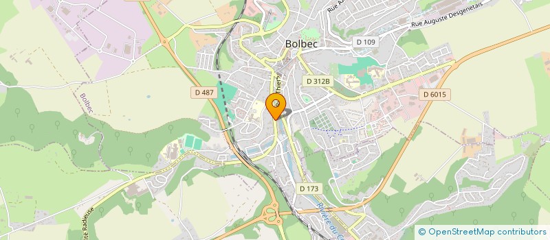 localisation de l'entreprise MONSIEUR JUSTIN DUBOIS  BOLBEC