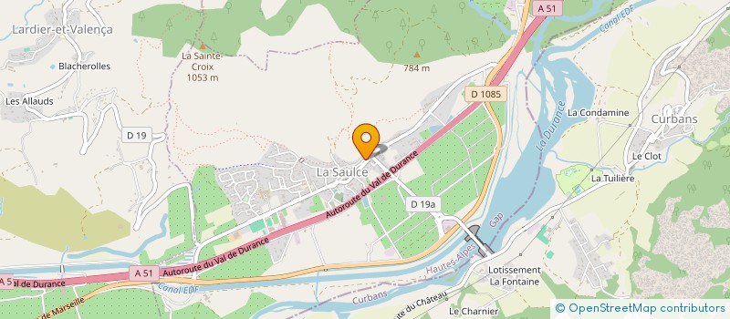 localisation de l'entreprise MONSIEUR JUSTIN DUCHATEL  LA SAULCE