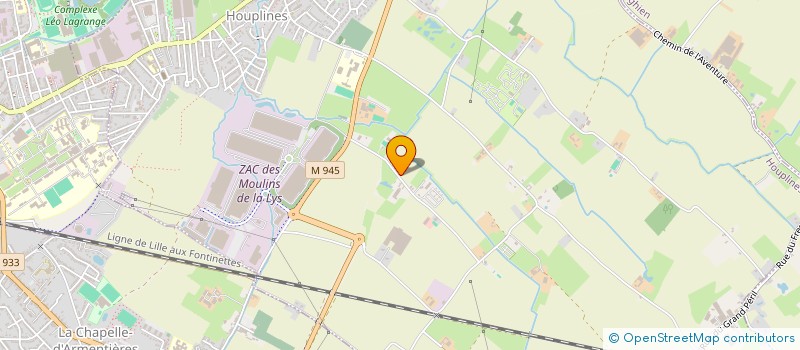 localisation de l'entreprise MONSIEUR JUSTIN DUHAMEAU  HOUPLINES