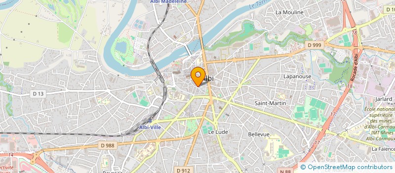 localisation de l'entreprise MONSIEUR JUSTIN DULONDEL  ALBI