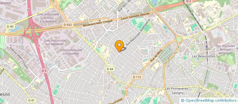 localisation de l'entreprise MONSIEUR JUSTIN DUONG à AULNAY-SOUS-BOIS