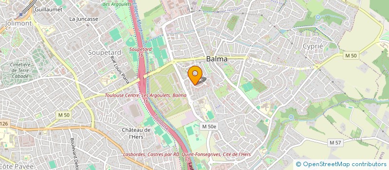 localisation de l'entreprise MONSIEUR JUSTIN DUPRAT à BALMA