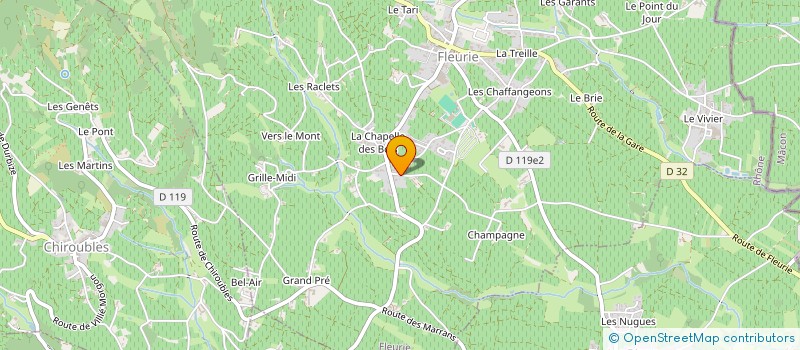 localisation de l'entreprise MONSIEUR JUSTIN DUTRAIVE à FLEURIE