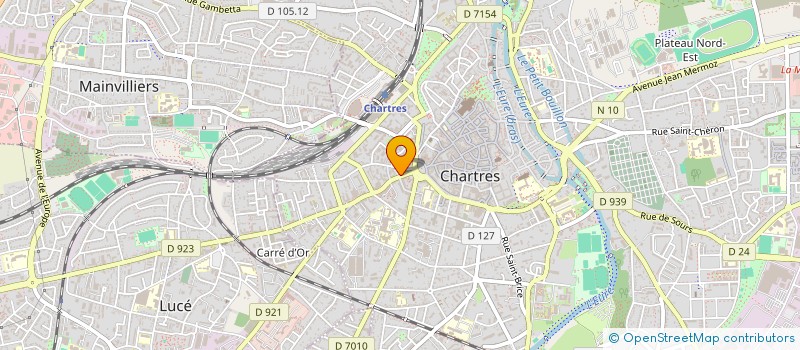localisation de l'entreprise MONSIEUR JUSTIN ELEAUME à CHARTRES