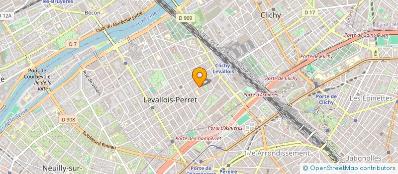 localisation de l'entreprise MONSIEUR JUSTIN ETIENNE CADIOU à LEVALLOIS-PERRET