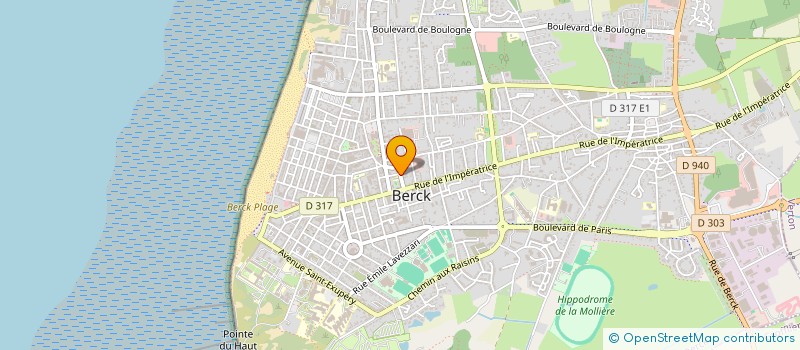 localisation de l'entreprise MONSIEUR JUSTIN FAUVEAUX à BERCK