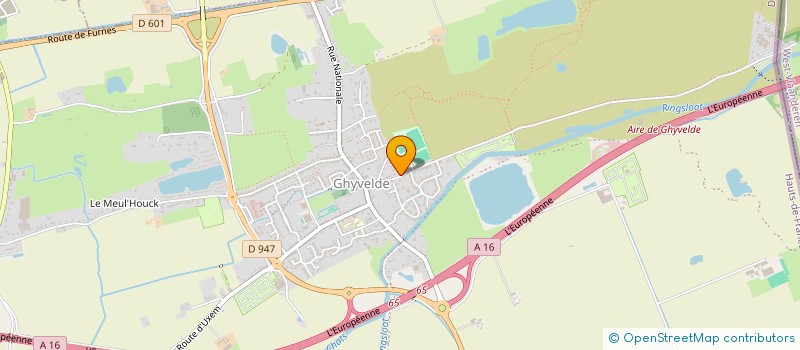 localisation de l'entreprise MONSIEUR JUSTIN GUEGUEN  GHYVELDE