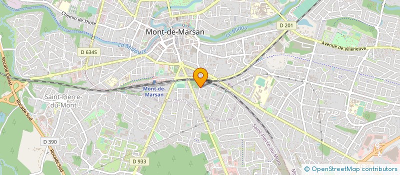 localisation de l'entreprise MONSIEUR JUSTIN GUERRA  MONT-DE-MARSAN