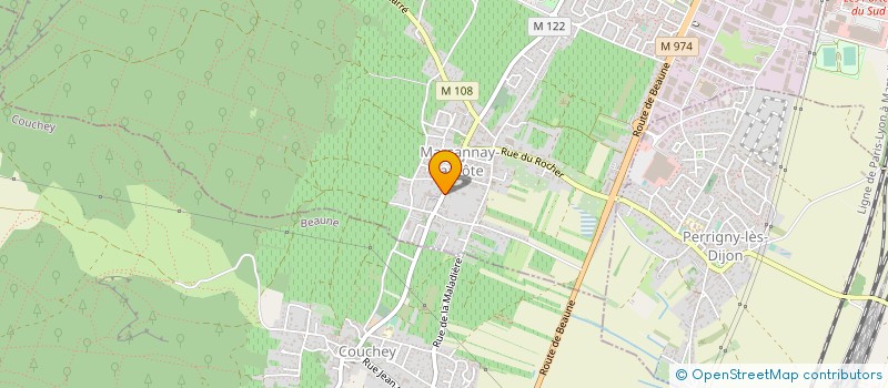 localisation de l'entreprise MONSIEUR JUSTIN GUYARD à MARSANNAY-LA-COTE