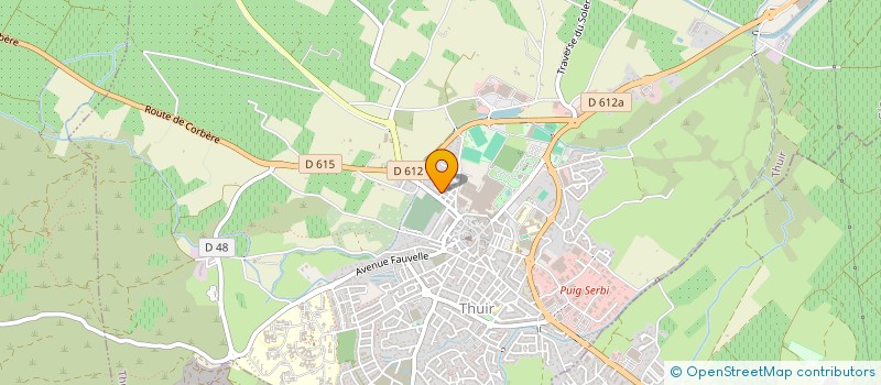 localisation de l'entreprise MONSIEUR JUSTIN HARRIS  THUIR