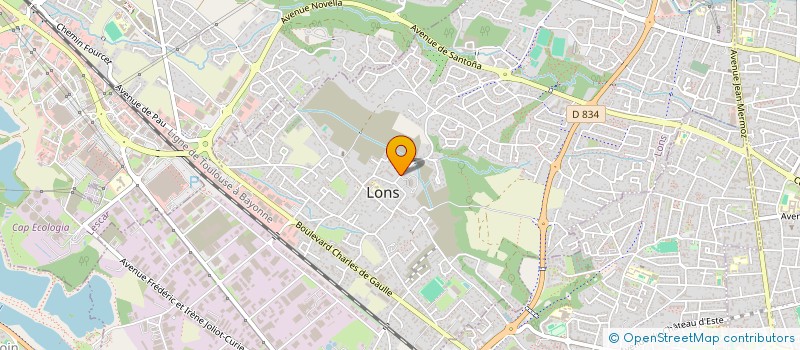 localisation de l'entreprise MONSIEUR JUSTIN HAU à LONS