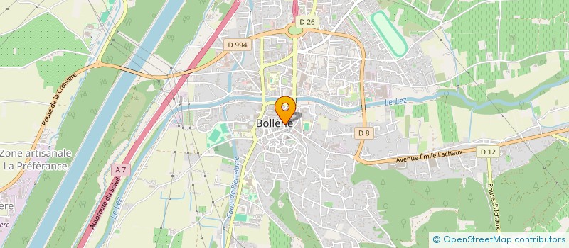 localisation de l'entreprise MONSIEUR JUSTIN ILLY  BOLLENE