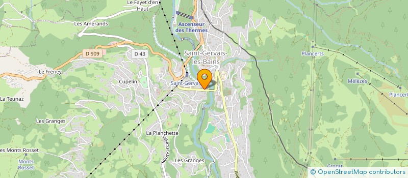 localisation de l'entreprise MONSIEUR JUSTIN KANCEL  SAINT-GERVAIS-LES-BAINS