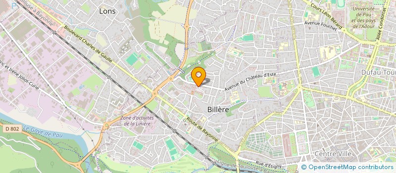 localisation de l'entreprise MONSIEUR JUSTIN LAFFARGUE à BILLERE