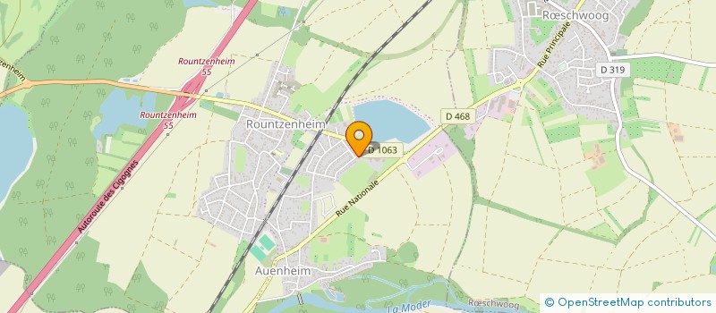 localisation de l'entreprise MONSIEUR JUSTIN LALLIER  ROUNTZENHEIM-AUENHEIM