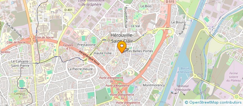 localisation de l'entreprise MONSIEUR JUSTIN LANGLOIS à HEROUVILLE-SAINT-CLAIR