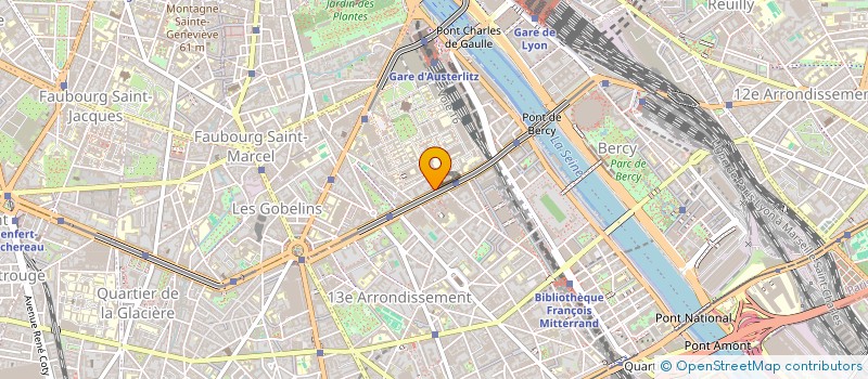 localisation de l'entreprise MONSIEUR JUSTIN LE GENTIL  PARIS