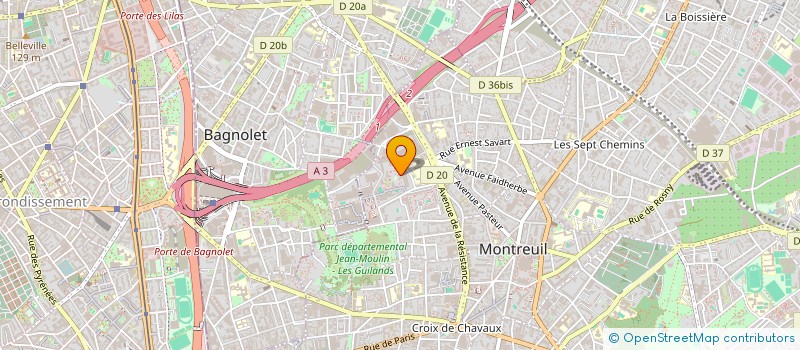 localisation de l'entreprise MONSIEUR JUSTIN LEON RUER à MONTREUIL