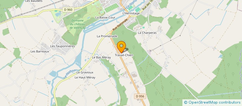 localisation de l'entreprise MONSIEUR JUSTIN LESSAULT  VALENCAY