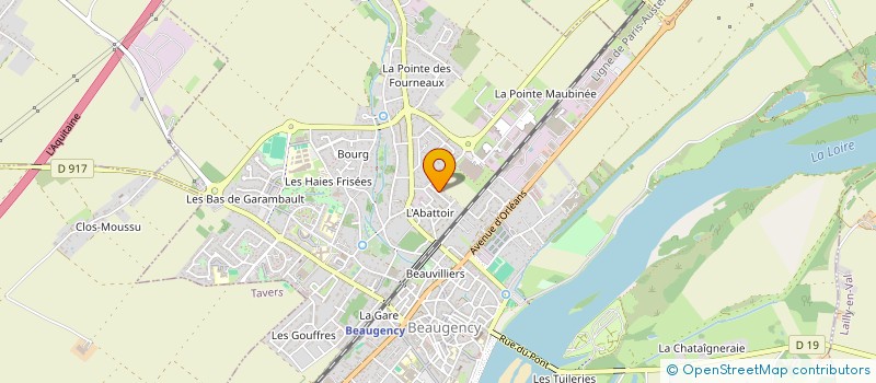 localisation de l'entreprise MONSIEUR JUSTIN LOBOUHET  BEAUGENCY