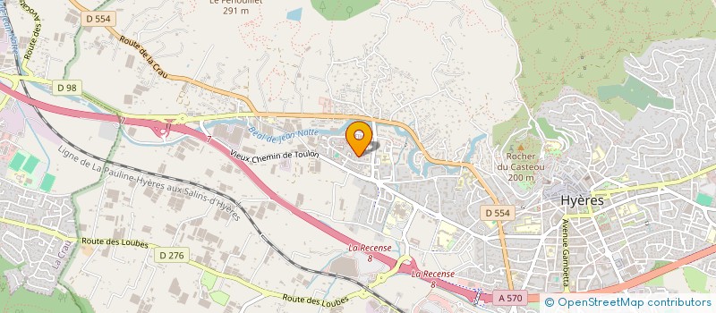 localisation de l'entreprise MONSIEUR JUSTIN LOPES à HYERES