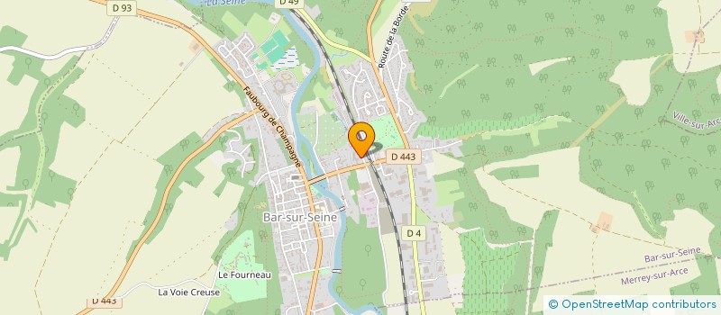 localisation de l'entreprise MONSIEUR JUSTIN MAILLARD à BAR-SUR-SEINE
