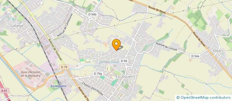 localisation de l'entreprise MONSIEUR JUSTIN MARSAN  ESCALQUENS