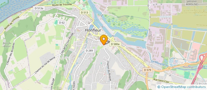 localisation de l'entreprise MONSIEUR JUSTIN MONCEL à HONFLEUR