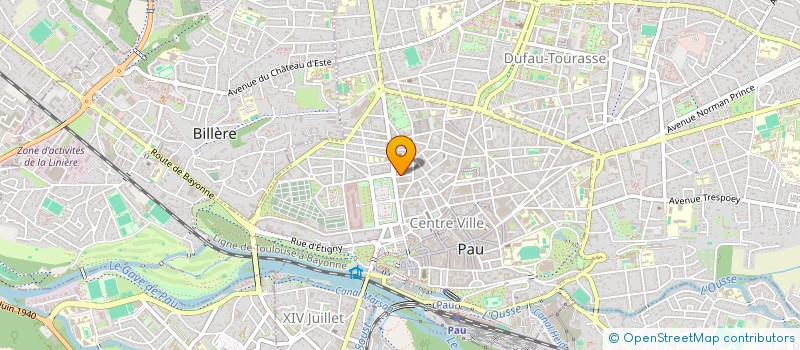 localisation de l'entreprise MONSIEUR JUSTIN MORATA à PAU