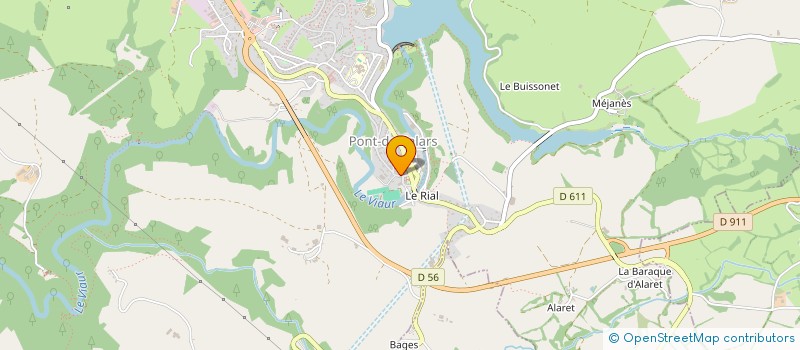 localisation de l'entreprise MONSIEUR JUSTIN NAYRAL  PONT-DE-SALARS