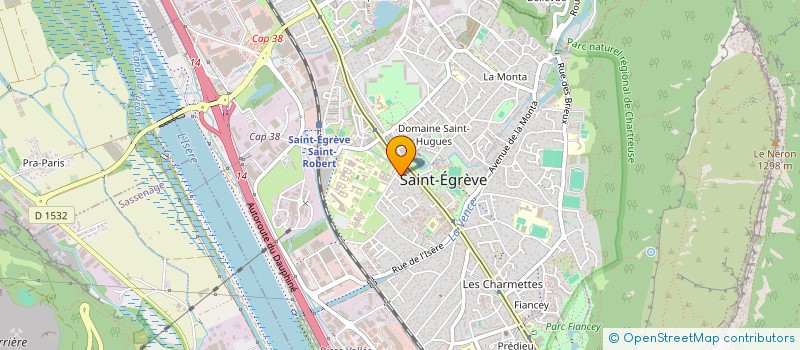 localisation de l'entreprise MONSIEUR JUSTIN NEVEU--SOTO  SAINT-EGREVE